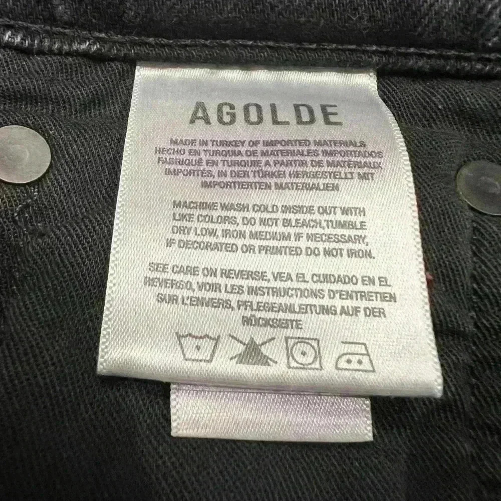 AGOLDE Toni Cropped Skinny Jeans Size 28 - Picture 9 of 10